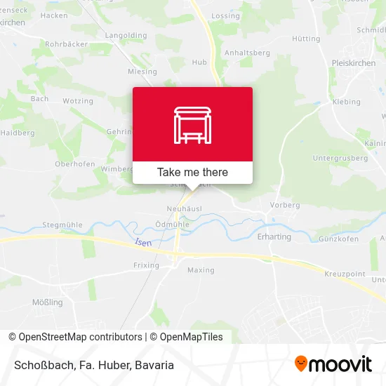 Schoßbach, Fa. Huber map