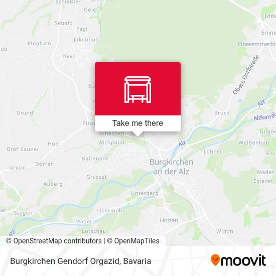 Burgkirchen Gendorf Orgazid map
