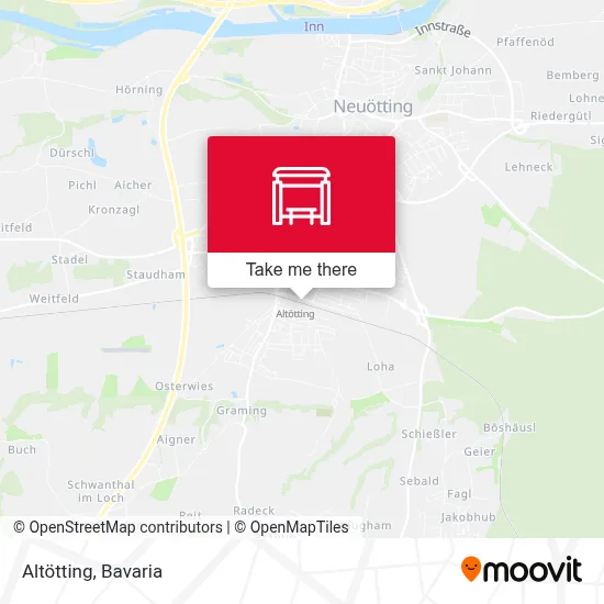 Altötting map