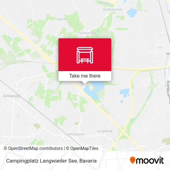 Карта Campingplatz Langwieder See