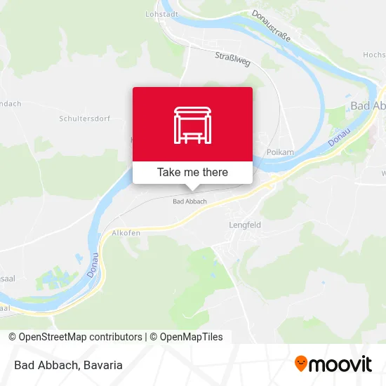 Bad Abbach map
