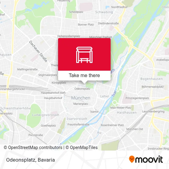 Odeonsplatz map