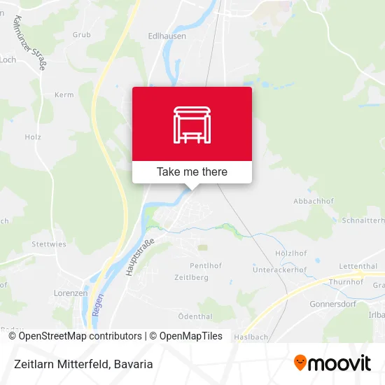 Карта Zeitlarn Mitterfeld