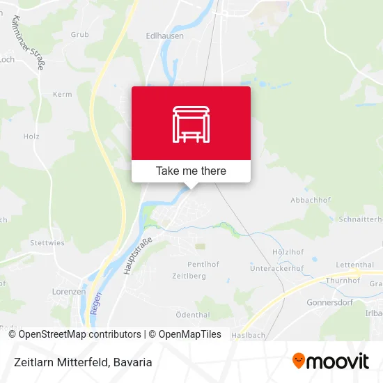 Карта Zeitlarn Mitterfeld