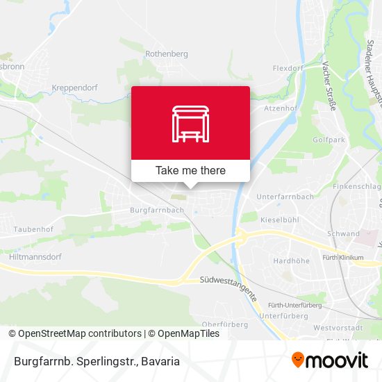 Карта Burgfarrnb. Sperlingstr.