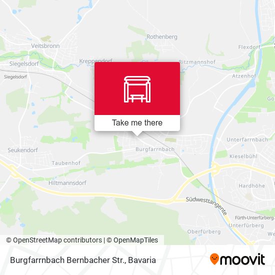 Burgfarrnbach Bernbacher Str. map