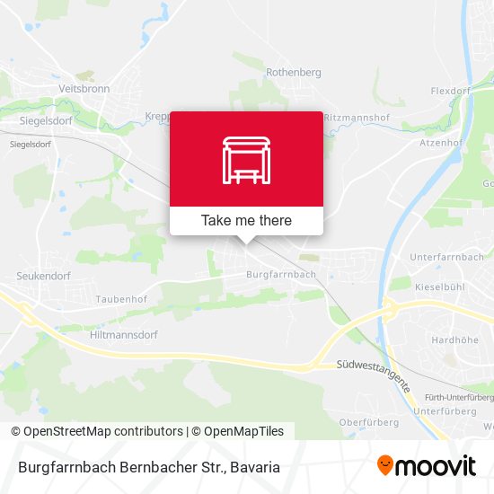 Burgfarrnbach Bernbacher Str. map