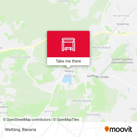Weßling map