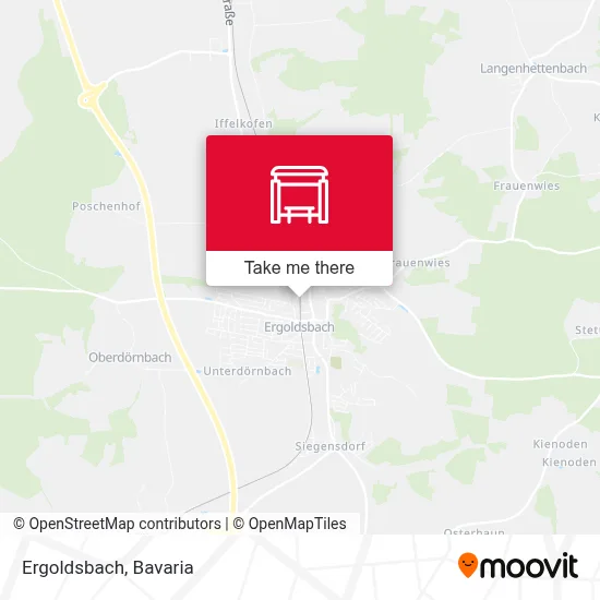 Ergoldsbach map