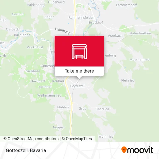 Gotteszell map
