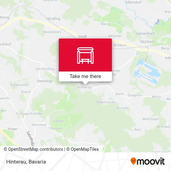 Hinterau map