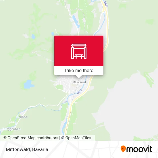 Mittenwald map