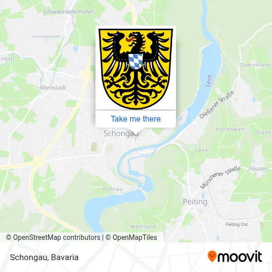 Schongau map