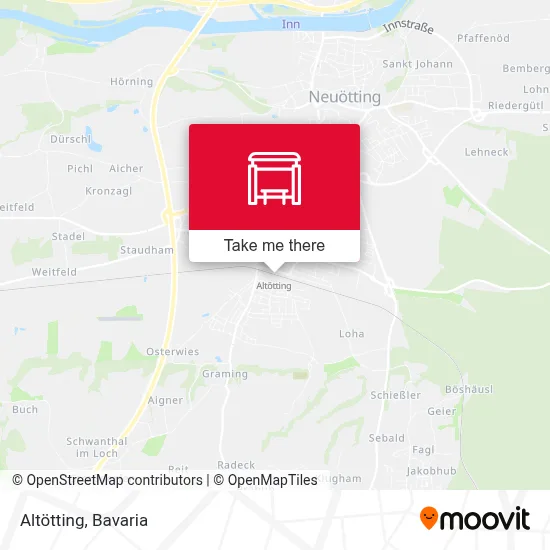 Altötting map