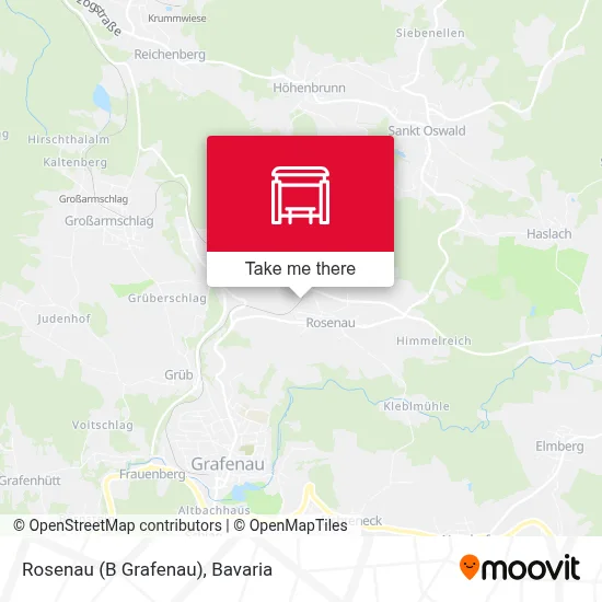 Rosenau (B Grafenau) map