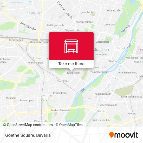 Goetheplatz map