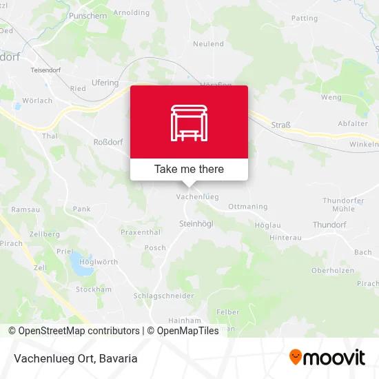 Vachenlueg Ort map