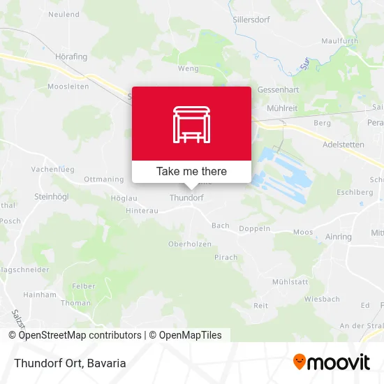 Thundorf Ort map