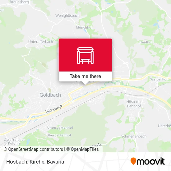 Hösbach, Kirche map
