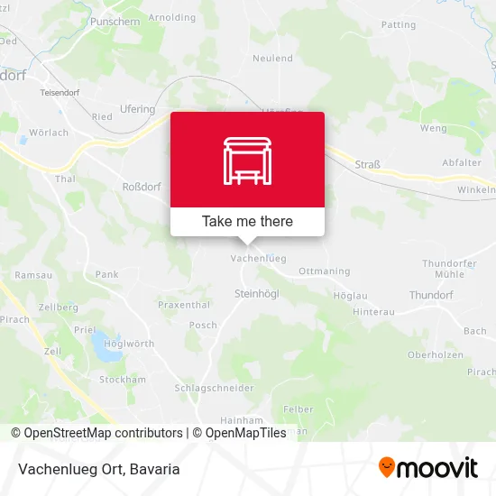 Vachenlueg Ort map