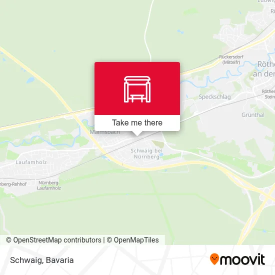 Schwaig map