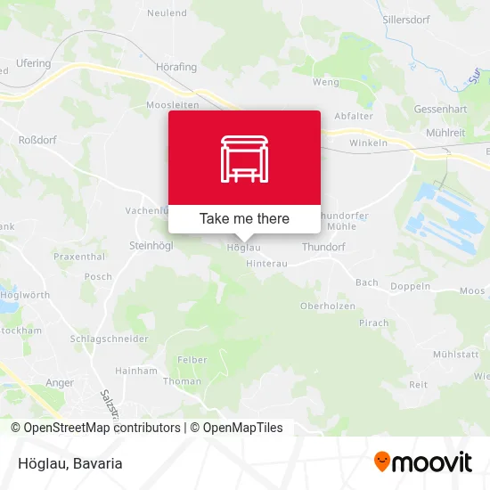 Höglau map