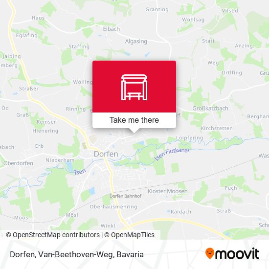 Dorfen, Van-Beethoven-Weg map