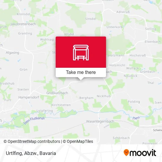 Карта Urtlfing, Abzw.