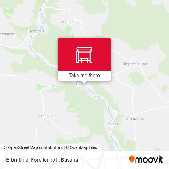 Erbmühle -Forellenhof- map