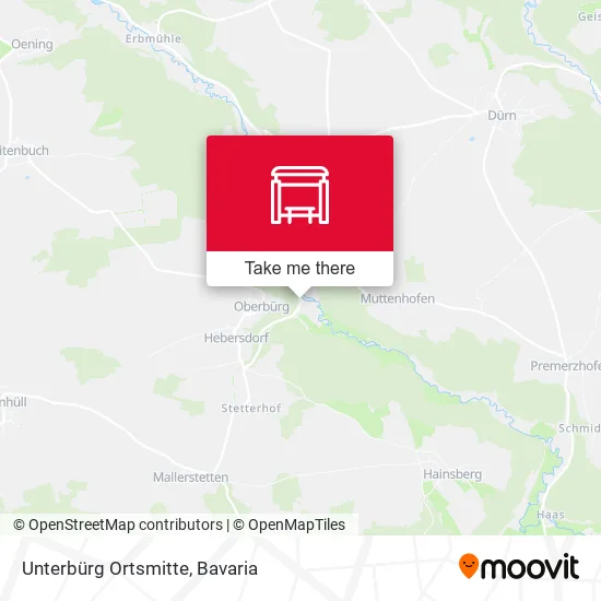 Карта Unterbürg Ortsmitte