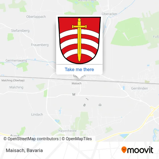 Maisach map