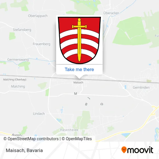 Maisach map