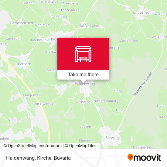 Haldenwang, Kirche map