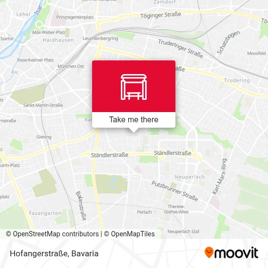 Hofangerstraße map