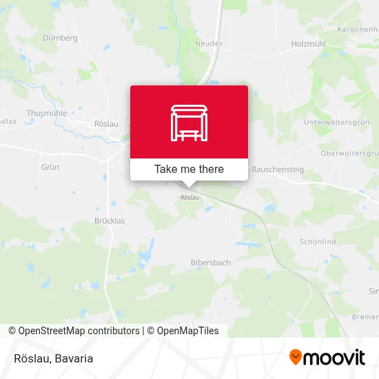 Röslau map