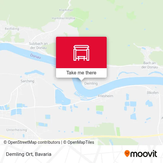 Demling Ort map