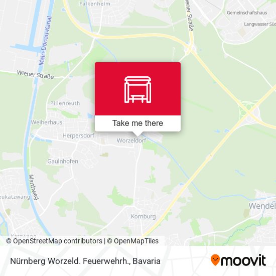 Nürnberg Worzeld. Feuerwehrh. map