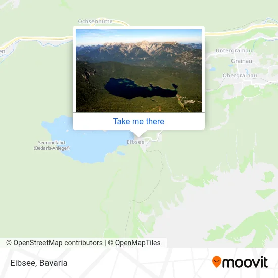 Eibsee map