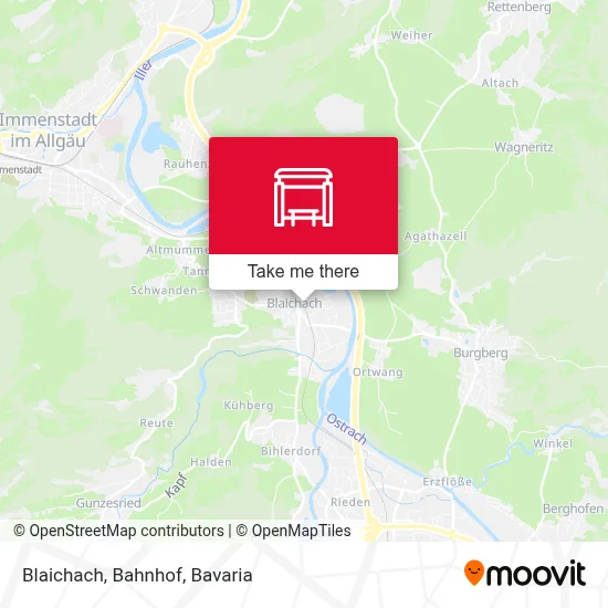 Blaichach, Bahnhof map