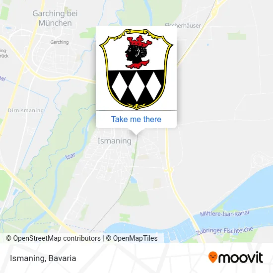 Ismaning map