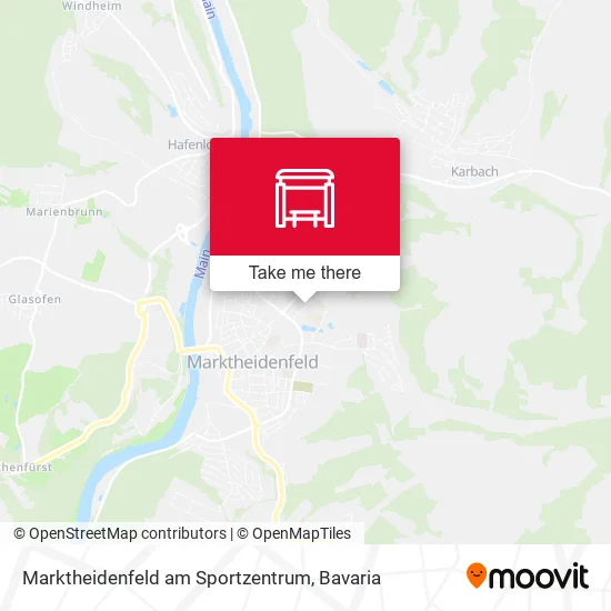 Карта Marktheidenfeld am Sportzentrum