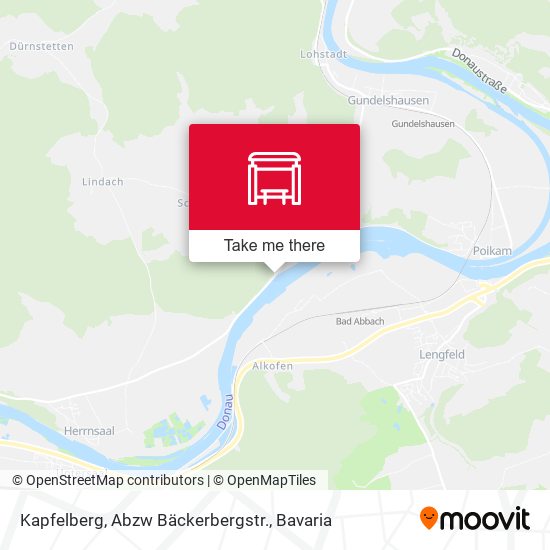 Kapfelberg, Abzw Bäckerbergstr. map