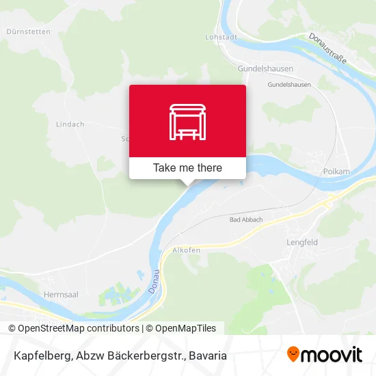 Карта Kapfelberg, Abzw Bäckerbergstr.