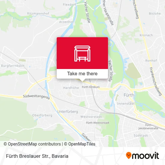 Fürth Breslauer Str. map