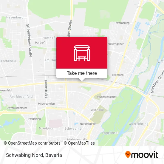 Карта Schwabing Nord