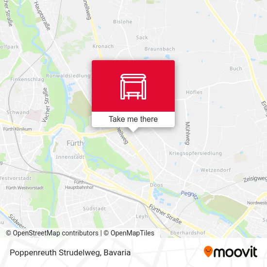 Карта Poppenreuth Strudelweg