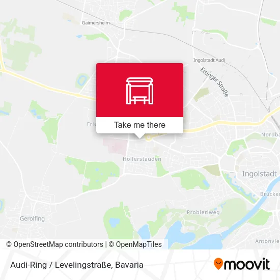 Карта Audi-Ring / Levelingstraße