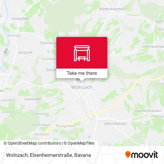 Карта Wolnzach, Elsenheimerstraße