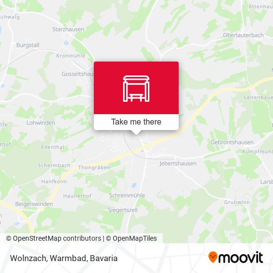 Карта Wolnzach, Warmbad