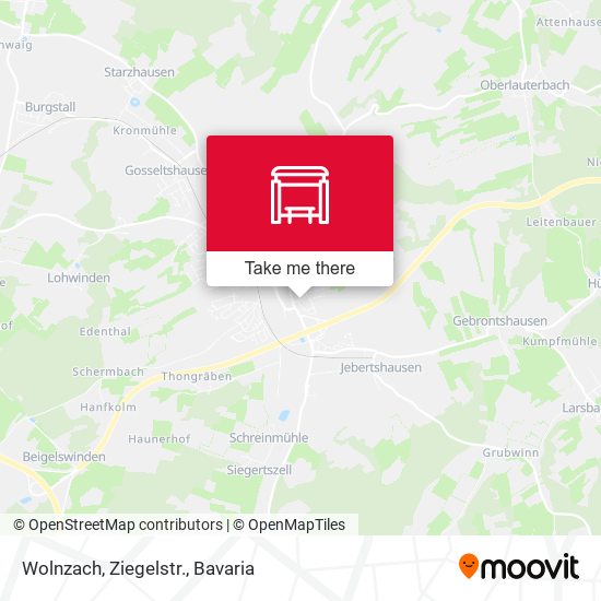 Карта Wolnzach, Ziegelstr.